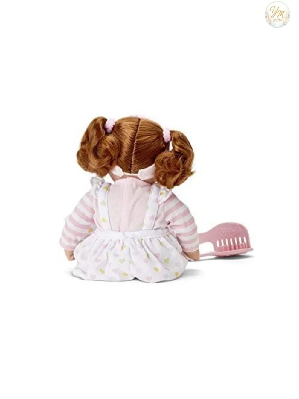 Madame Alexander My Little Girl Doll Polka Dot Pinafore Soft Body Weighted